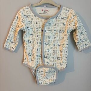 Easy magnetic close 9 mo long sleeve bodysuit drums percussion